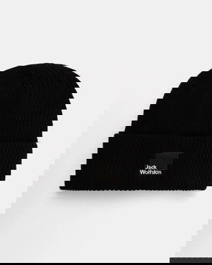 Jack Wolfskin căciulă PERGAMON culoarea negru, 1910701