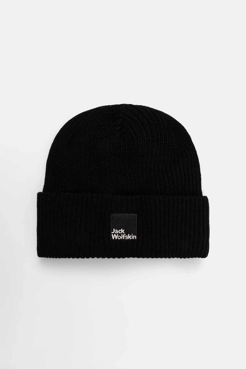Jack Wolfskin căciulă PERGAMON culoarea negru, 1910701