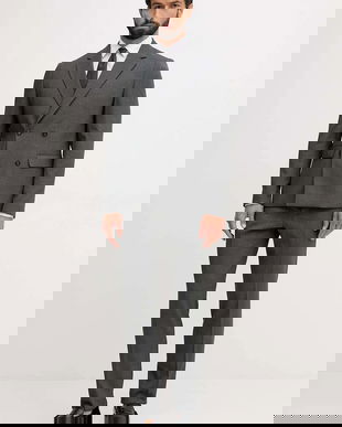 Lindbergh costum culoarea gri, uni, 30.61040DB