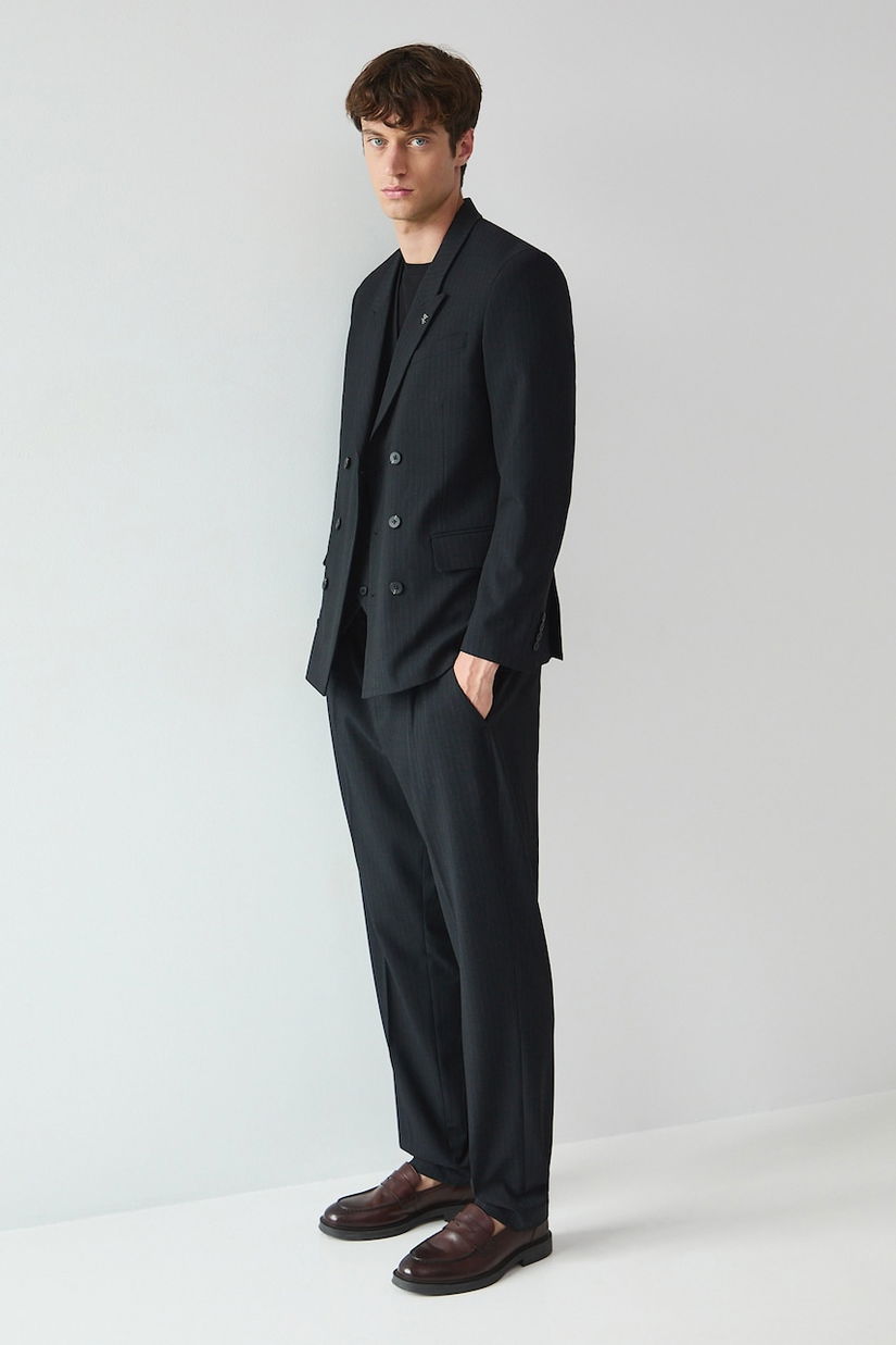 Medicine pantaloni culoarea negru, drept