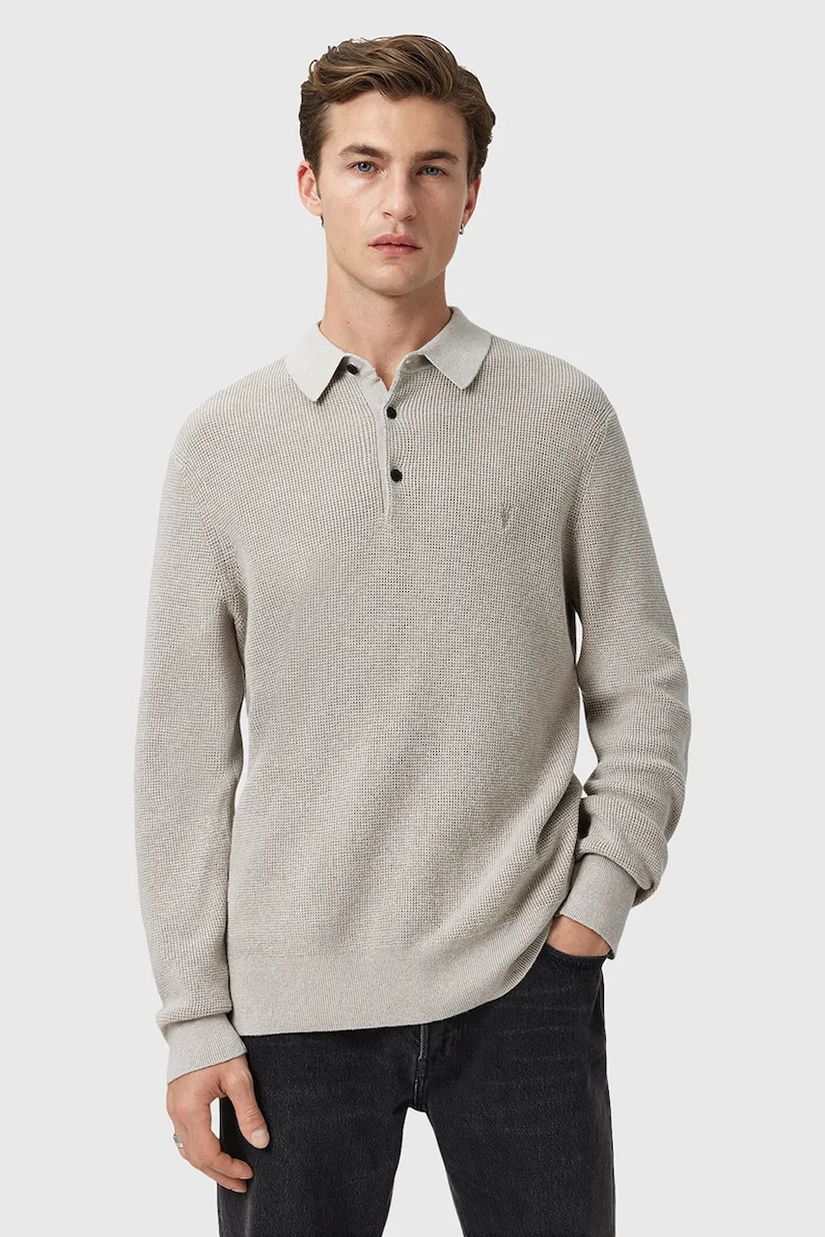 AllSaints pulover din amestec de lână ASPEN culoarea gri, light, M095KB
