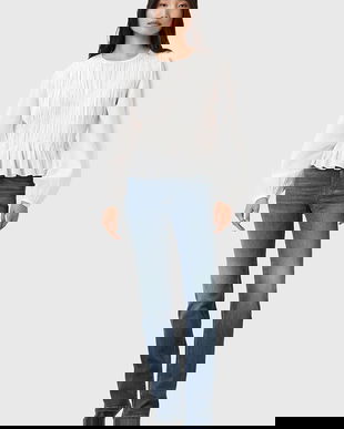 AllSaints jeans HALDAN medium waist, W008ED