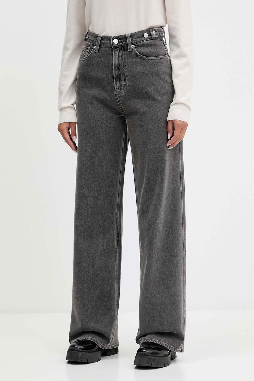 Tommy Jeans blugi culoarea gri, DW0DW21795