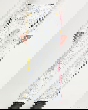 Rossignol pantaloni de schi JCC culoarea alb, RLOWP18