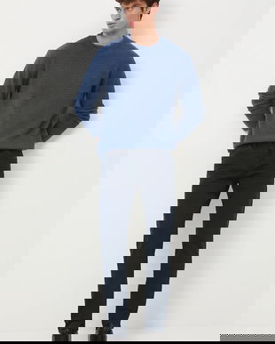 Medicine jeansi culoarea albastru marin