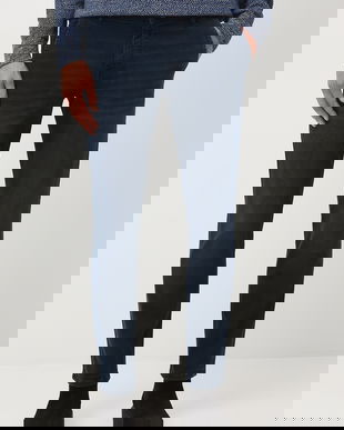 Medicine jeansi culoarea albastru marin