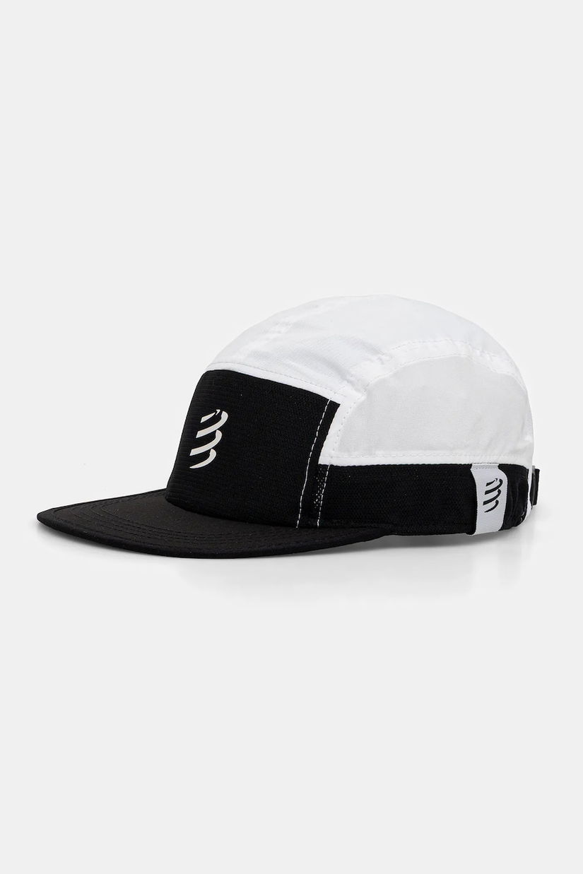 Compressport șapcă 5 Panel Light culoarea negru, cu imprimeu, XHWU736
