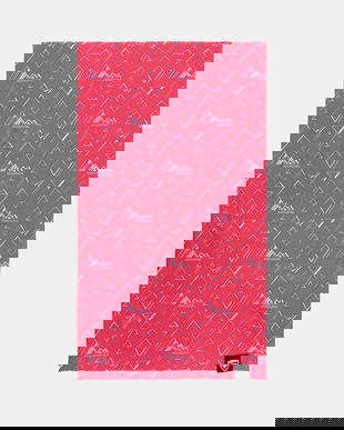 Rossignol fular împletit Rossi culoarea negru, cu imprimeu, RLNMH11