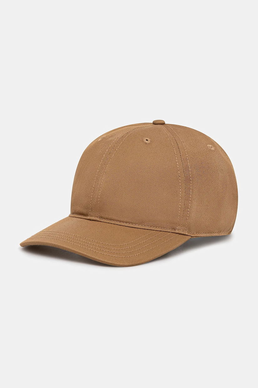 Lacoste șapcă de baseball din bumbac culoarea verde, uni, RK0440