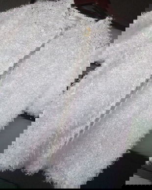 blezer alb pufos elegant  S/M