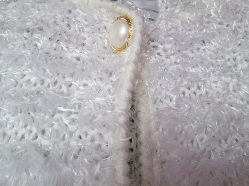blezer alb pufos elegant  S/M