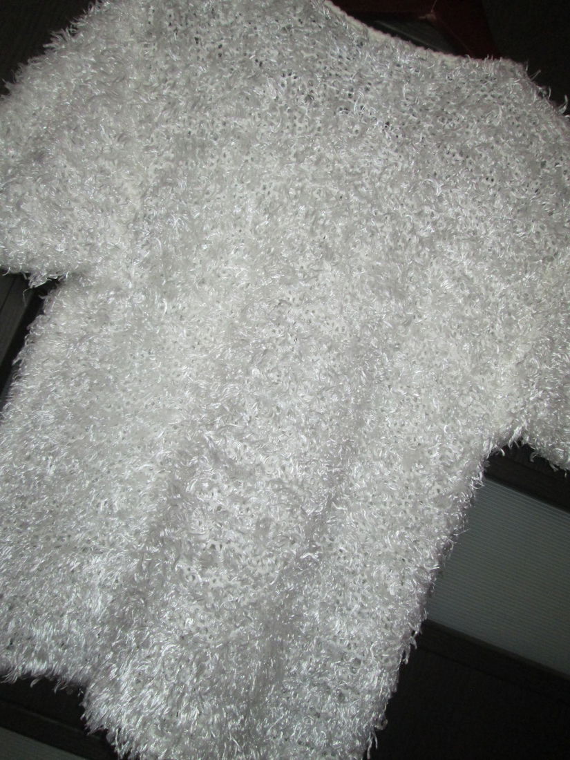 blezer alb pufos elegant  S/M