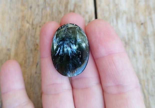 Cabochon serafinit, 31x23 mm