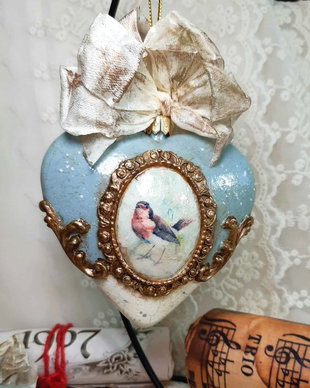 Eleganta vintage pentru sarbatori - decoratiuni pentru bradul de Craciun