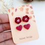 Set cercei Burgundy