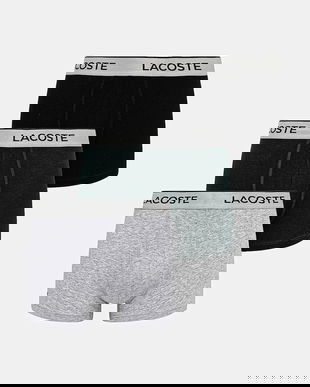 Lacoste boxeri 3-pack culoarea negru, 5H6428