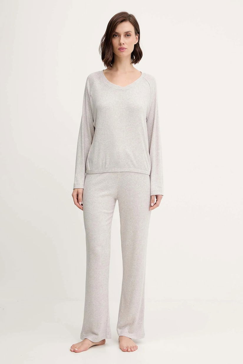 women'secret pijama culoarea gri, 4752535