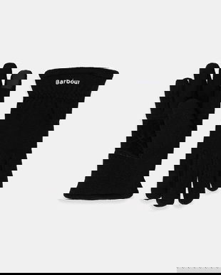 Barbour mănuși Coalford Fleece culoarea negru, MGL0108