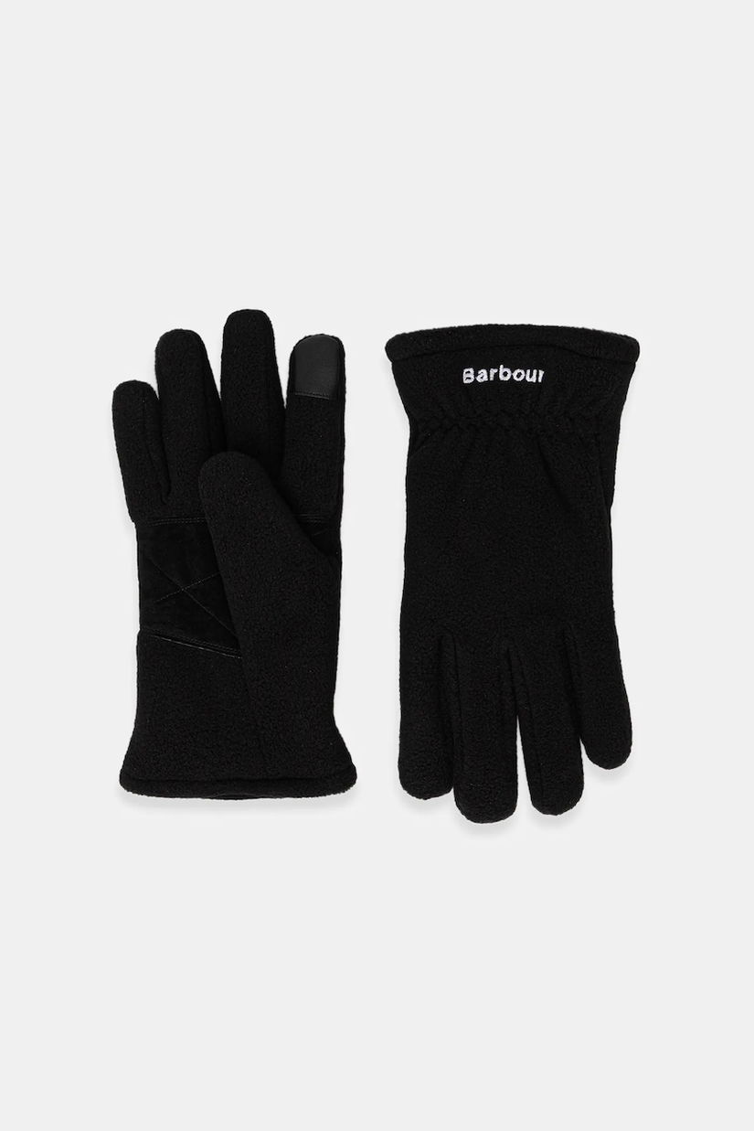 Barbour mănuși Coalford Fleece culoarea negru, MGL0108