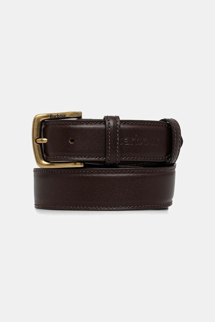 Barbour curea de piele culoarea maro, MAC0482