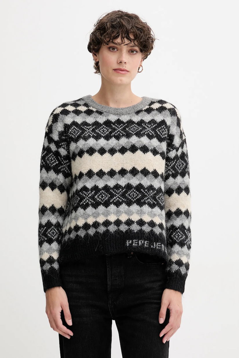 Pepe Jeans pulover din amestec de lână călduros, PL7000039