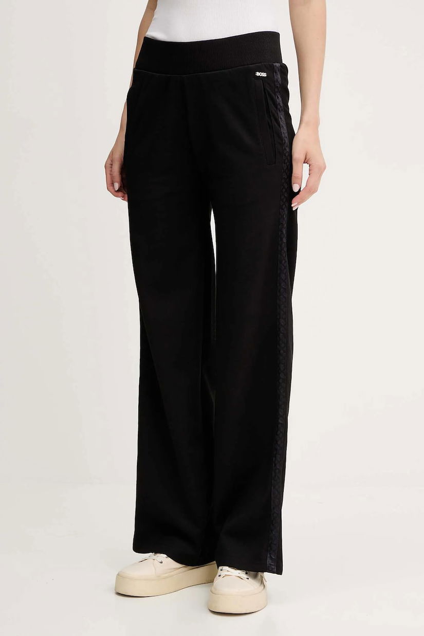 BOSS pantaloni de lounge culoarea negru, uni, 50545655