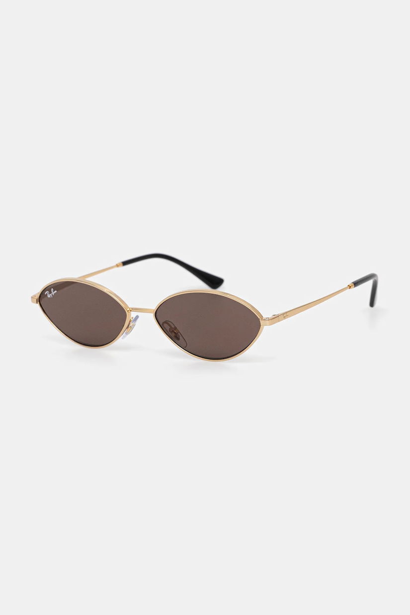 Ray-Ban ochelari de soare culoarea auriu, 0RB3757