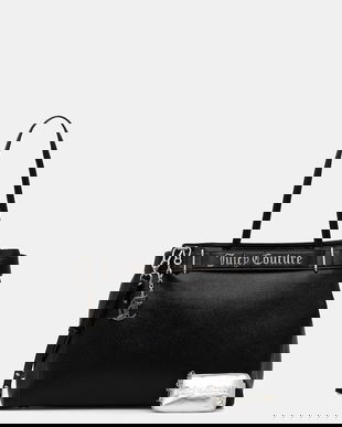 Juicy Couture poșetă Jasmine culoarea negru, BIJJM8959WVP