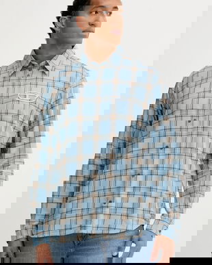 Diesel cămașă din bumbac S-SIMPLY-AJFI cu guler clasic, regular, A19445.0AJFI