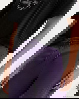 adidas pantaloni scurti adidas x Z.N.E culoarea violet, JW4747