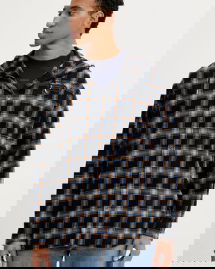 Diesel cămașă din bumbac S-DEWNY-HOOD-AJFI culoarea negru, relaxed, A19446.0AJFI