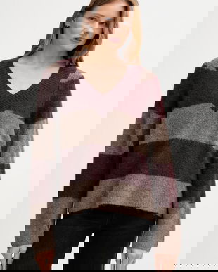 Mos Mosh pulover din amestec de lână TACI culoarea bordo, 173090