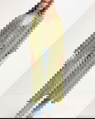 Hoss Intropia sacou culoarea verde, oversize, 5432680