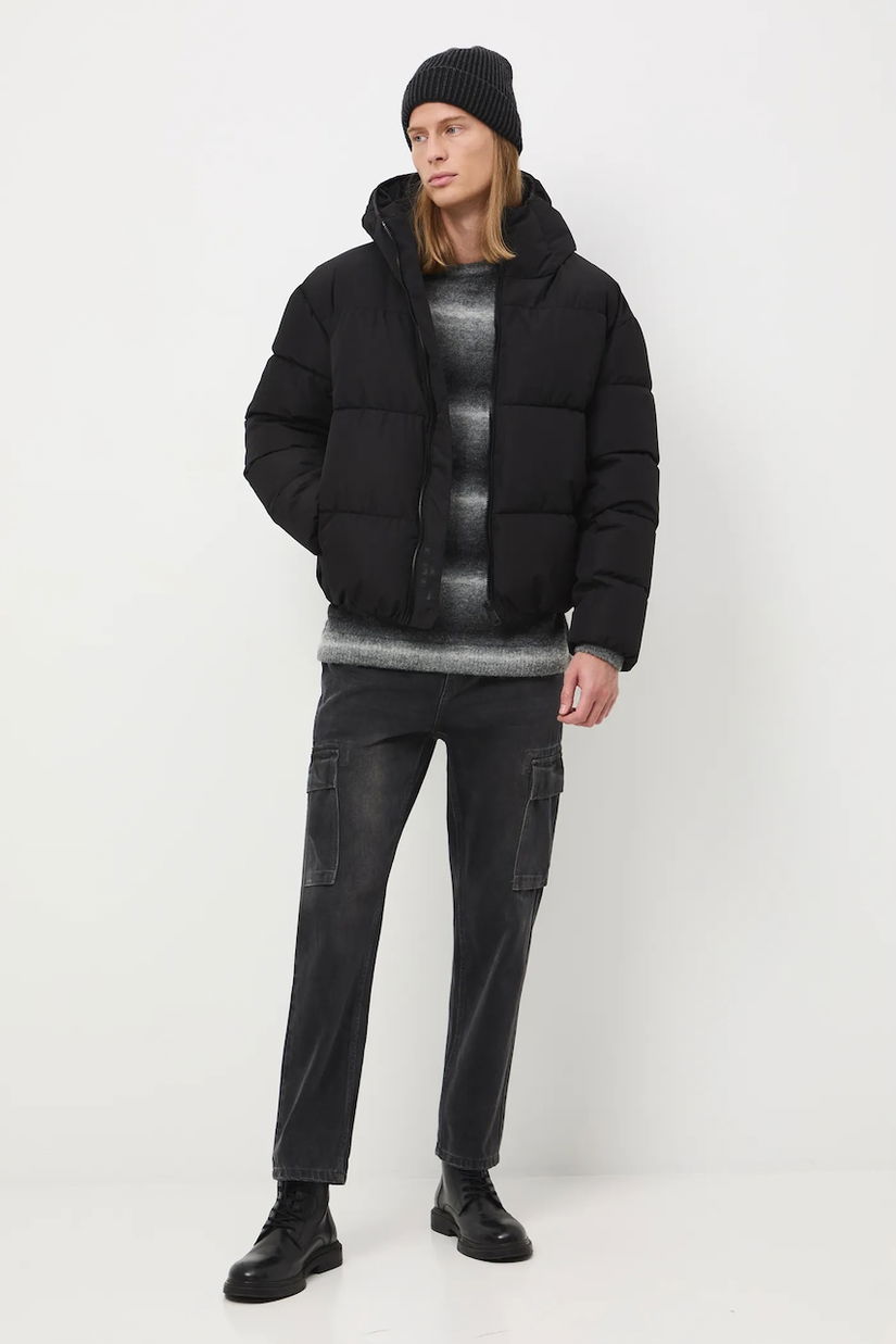 Medicine blugi din bumbac culoarea negru