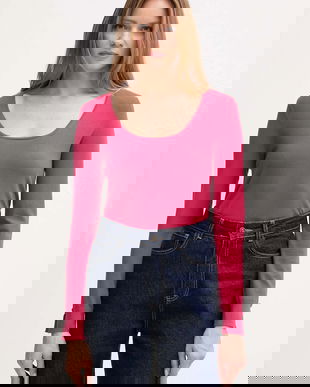 United Colors of Benetton pulover culoarea roz, light, 1W2AD10E5