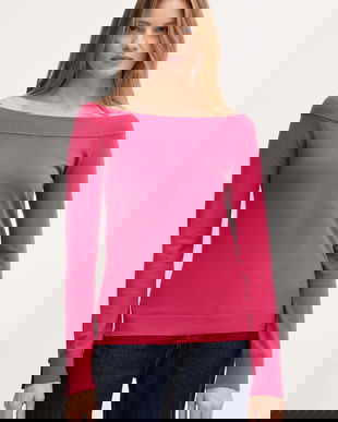 United Colors of Benetton pulover culoarea roz, light, 1W2AD10E0