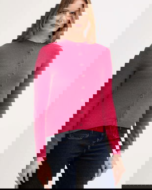 United Colors of Benetton cardigan din amestec de lână culoarea roz, light, 102HD502B