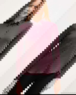 Mos Mosh camasa din bumbac culoarea negru, cu guler clasic, regular