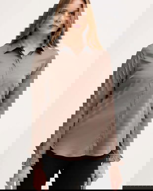 Mos Mosh cămașă culoarea verde, cu guler clasic, regular, 144070