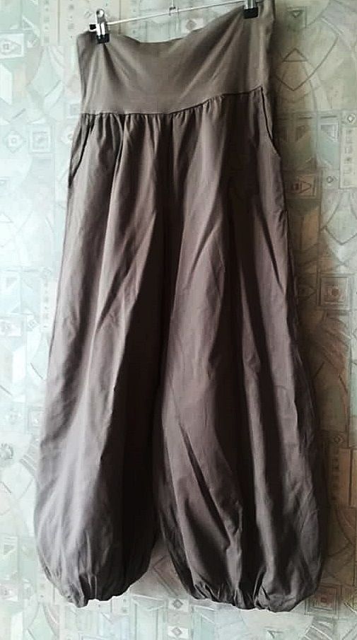 pantaloni bufanti de bumbac
