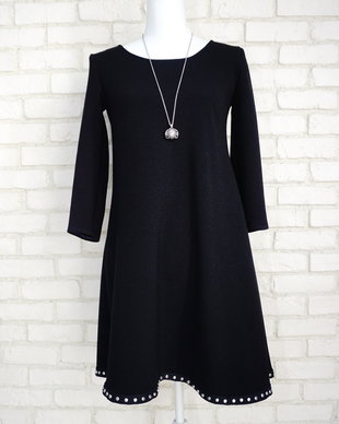 Rochie in A Neagra cu Tinte (masura XS in stoc)