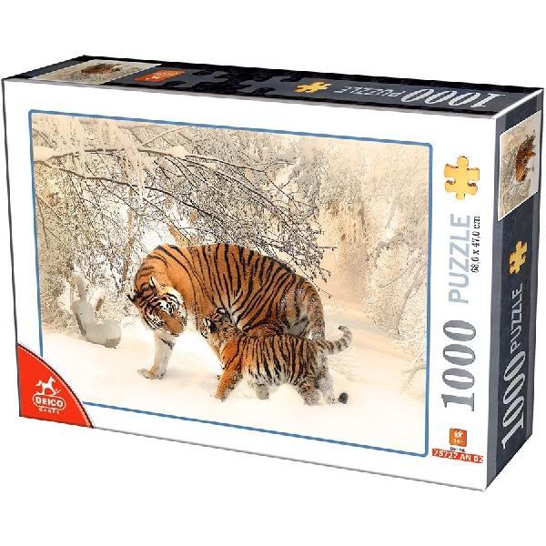 Puzzle 1000: Tigri
