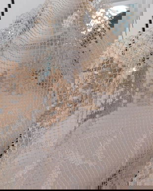 Fata de masa  vintage  dantela , interbelica ,  lucrata de mina in totalitate