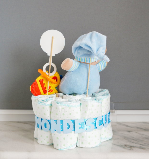 Tort scutece 1 etaj - ursulet bleu