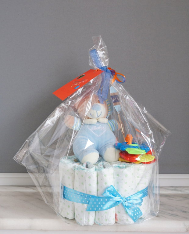 Tort scutece 1 etaj - ursulet bleu