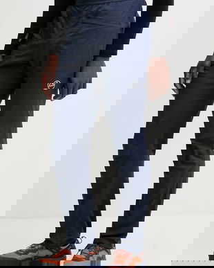 LA Sportiva pantaloni sport Roots culoarea bleumarin, ZACP069