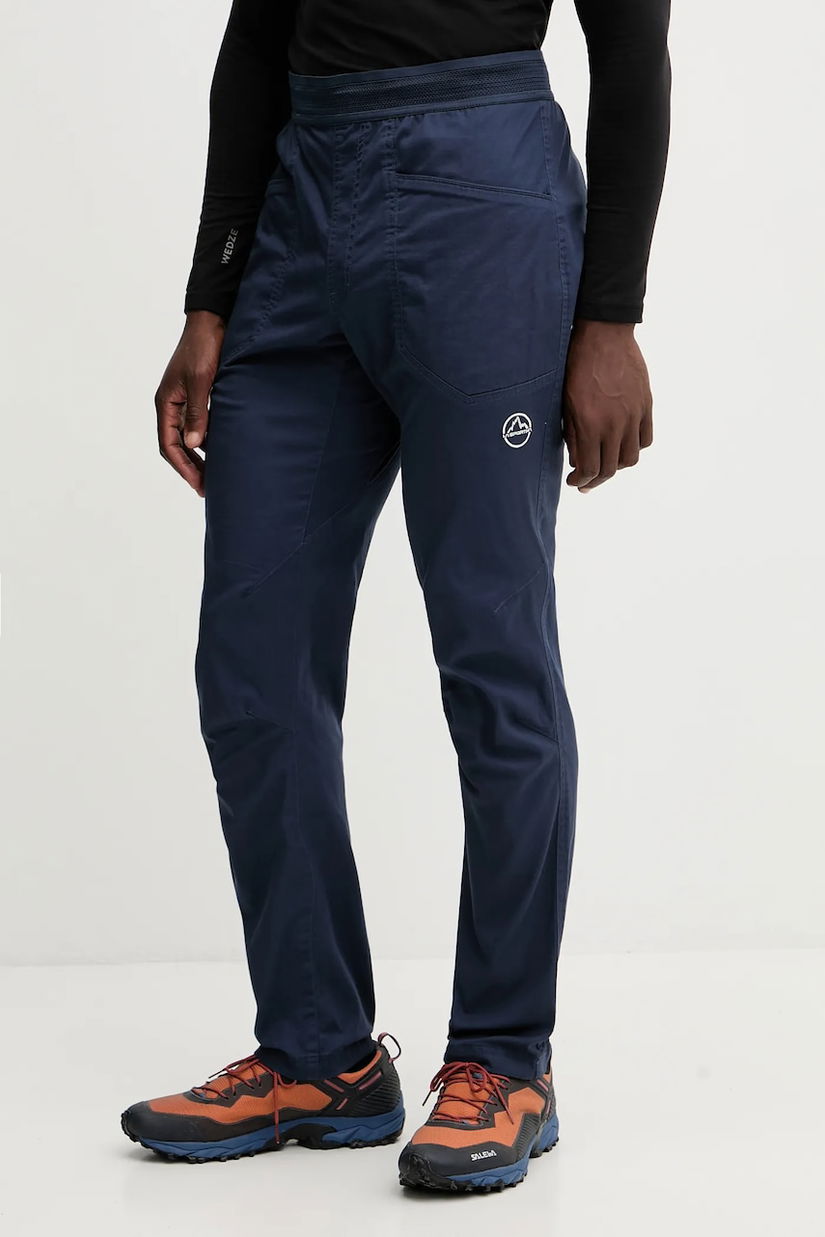 LA Sportiva pantaloni sport Roots culoarea bleumarin, ZACP069