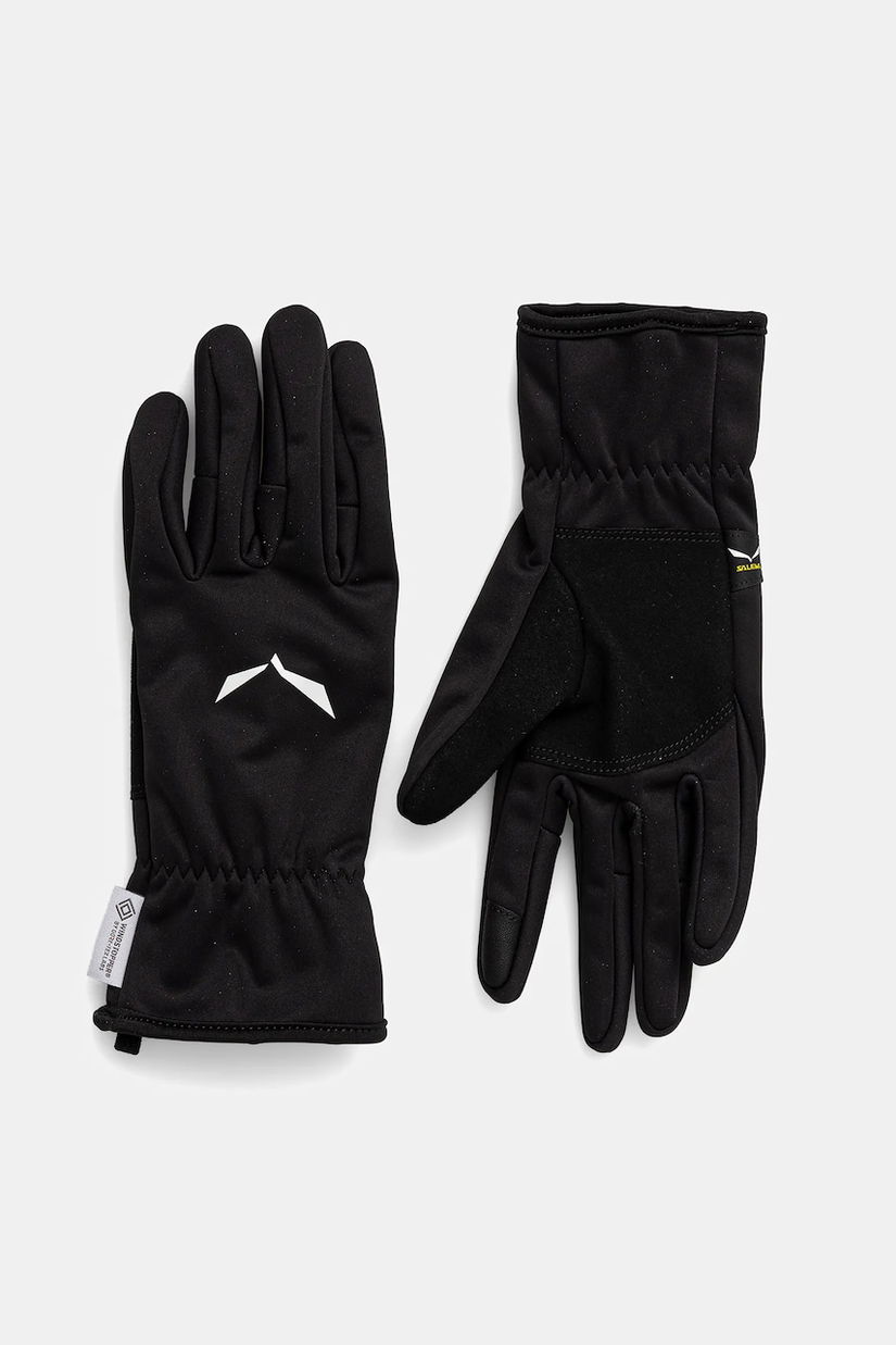 Salewa mănuși culoarea negru, 00.0000029257