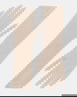 Marc O'Polo mănuși de lână culoarea bej, 509517904017