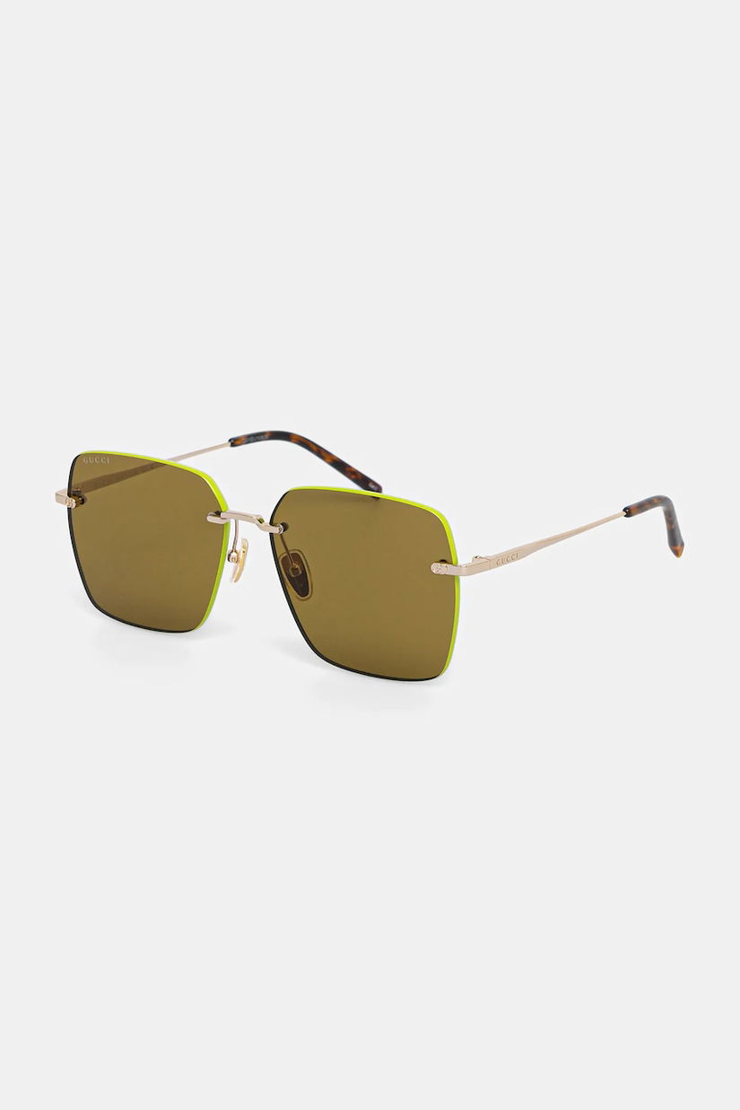 Gucci ochelari de soare culoarea auriu, GG1955SA
